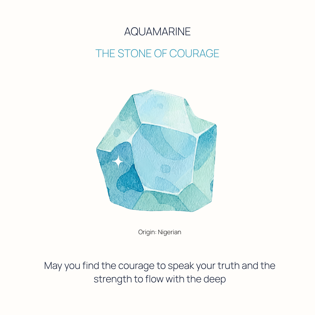 Cora - Steady Courage Aquamarine Bracelet