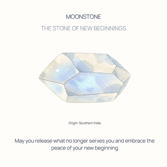 Cora - Still Beginnings Moonstone Bracelet